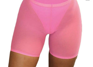 Mesh Cover-Up Shorts